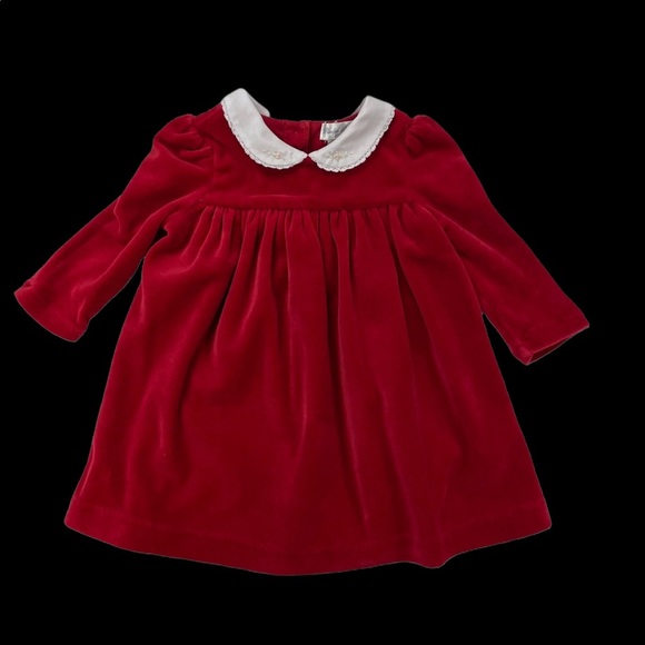 Ralph Lauren Other - Ralph Lauren Infants Red Velveteen Dress Sz 6M